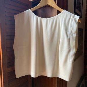 Grana Silk contrast shell in ivory